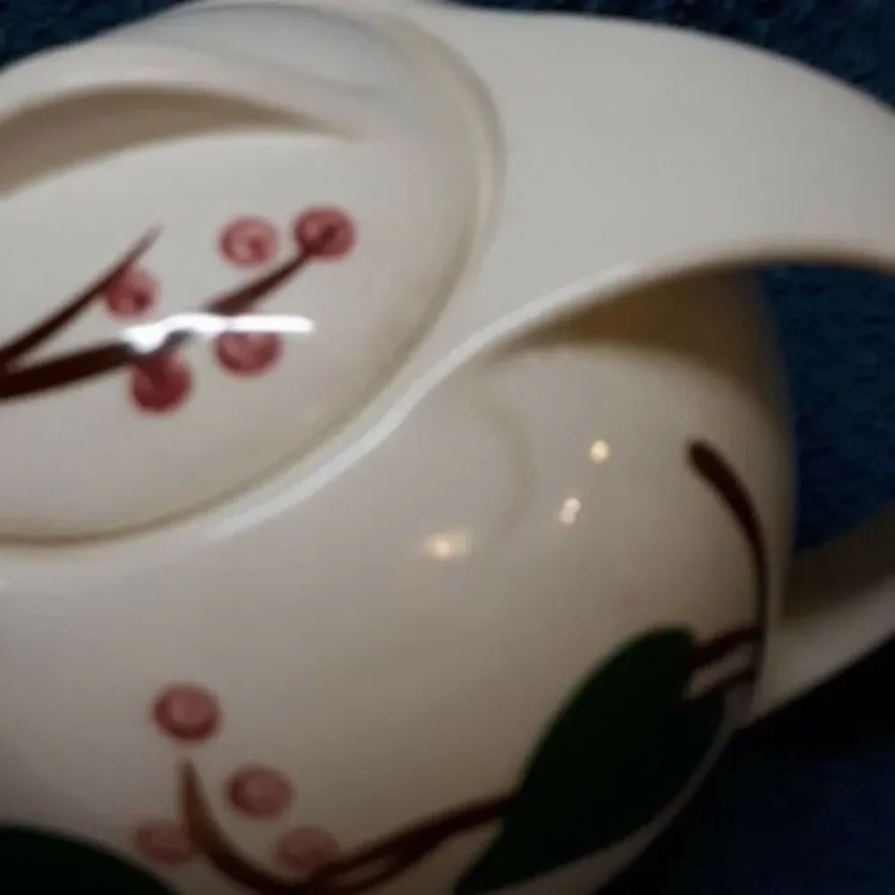 Blue Ridge Southern Potteries Stanhome Ivy Sugar & Creamer Set